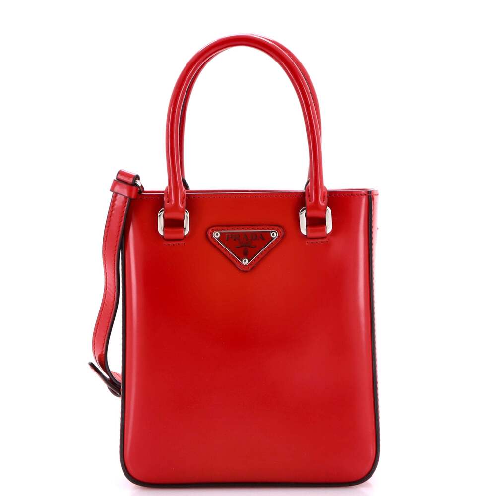 Prada Convertible Tote Brushed Leather #255153P18B